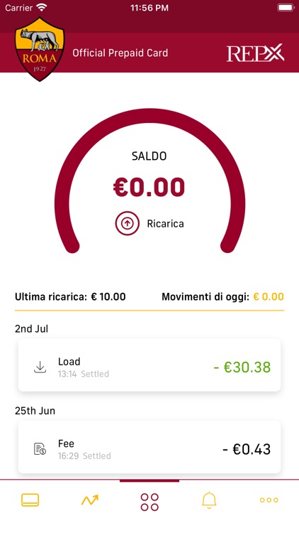 AS ROMA Prepaid Card screenshot-3