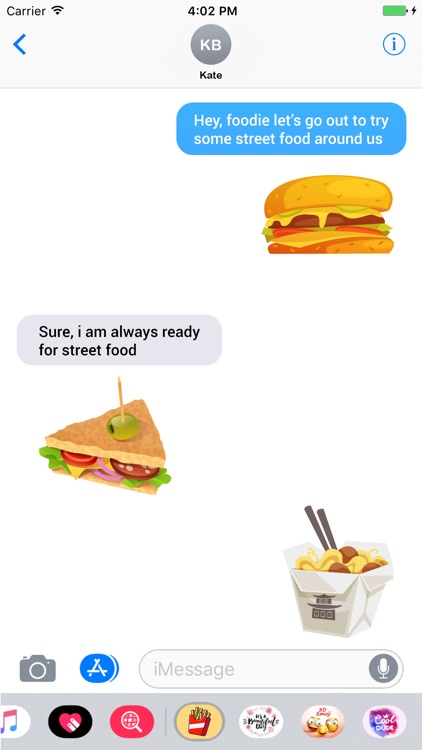 Foodie Food Stickers