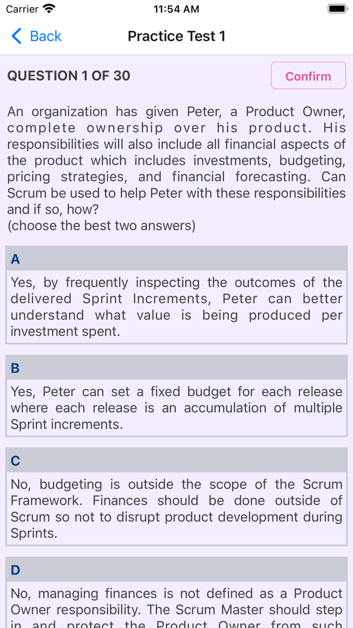 PSM II Practice Exams