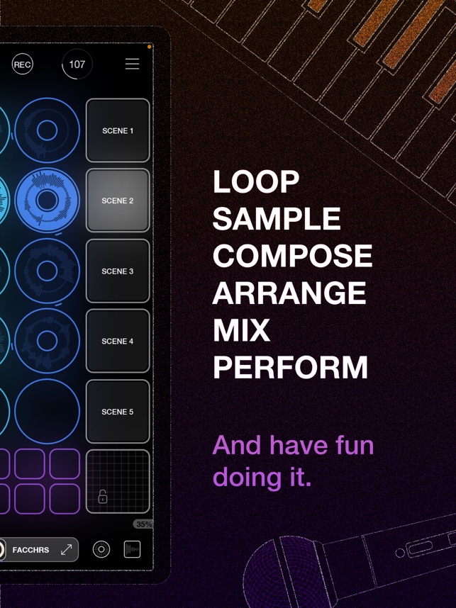 ‎Loopy Pro: Looper DAW Sampler Screenshot