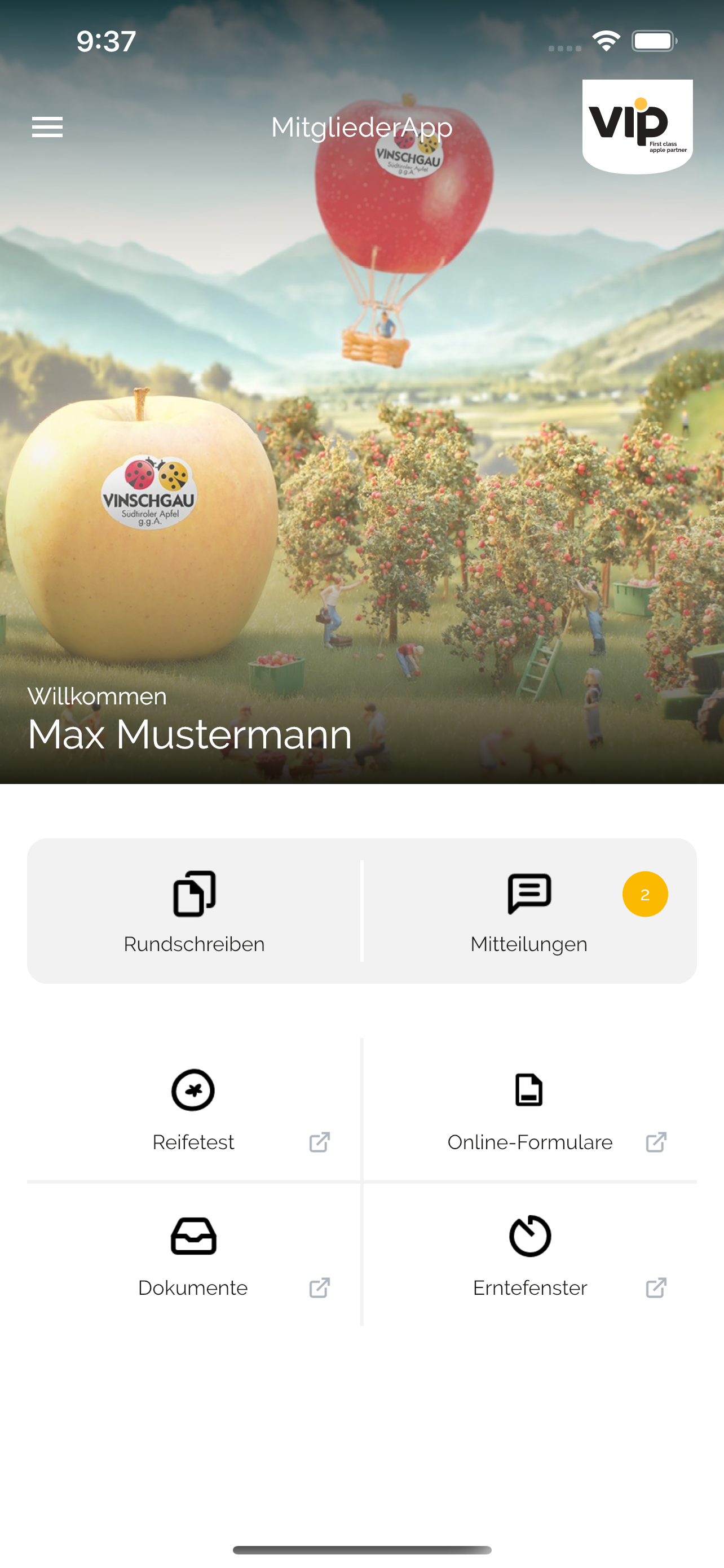 VIP Mitglieder App screenshot 2