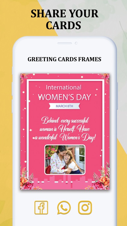Women's Day Frames & eCards