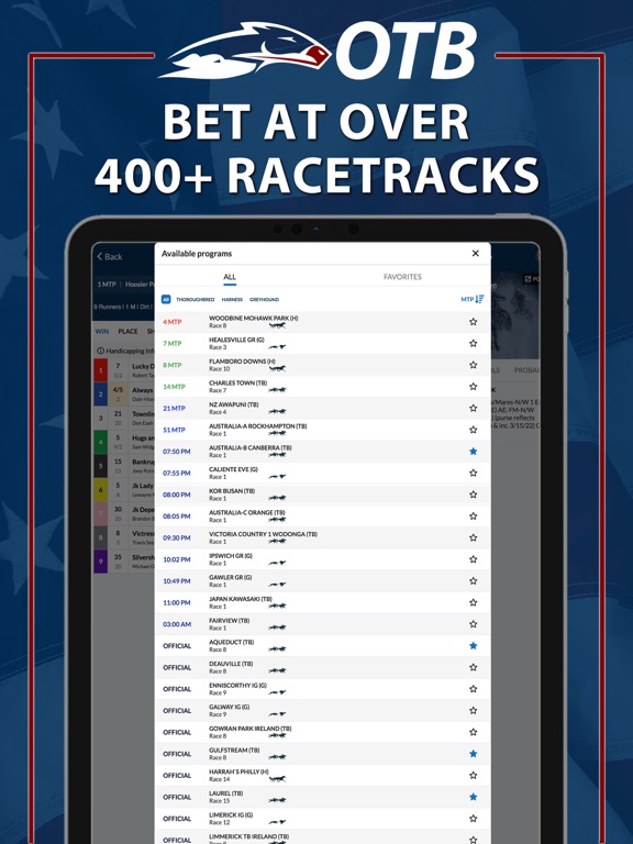 OTB - Horse Race Betting App screenshot 2