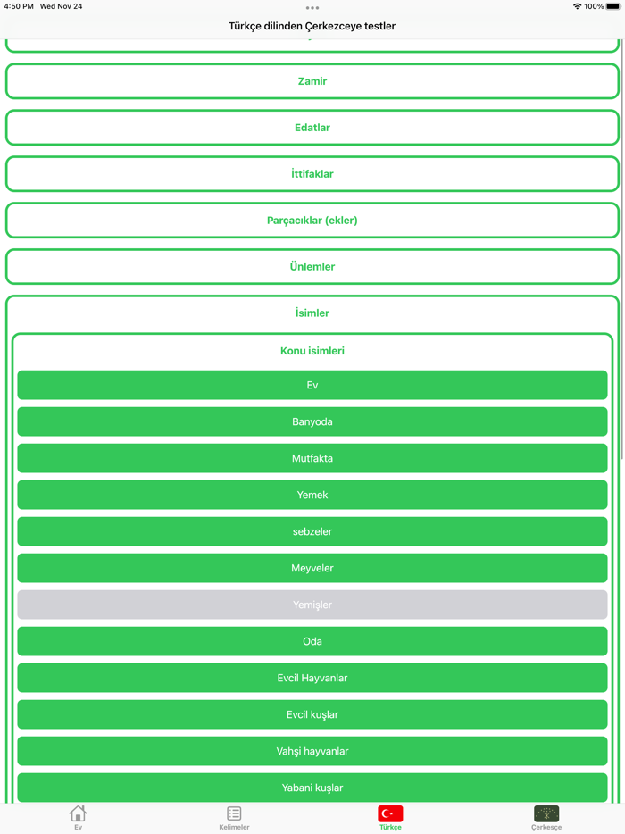 Çemguy lehçesi sözlüğü
