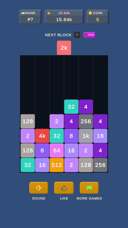 Drop Block - 2048 Merge Puzzle screenshot-3