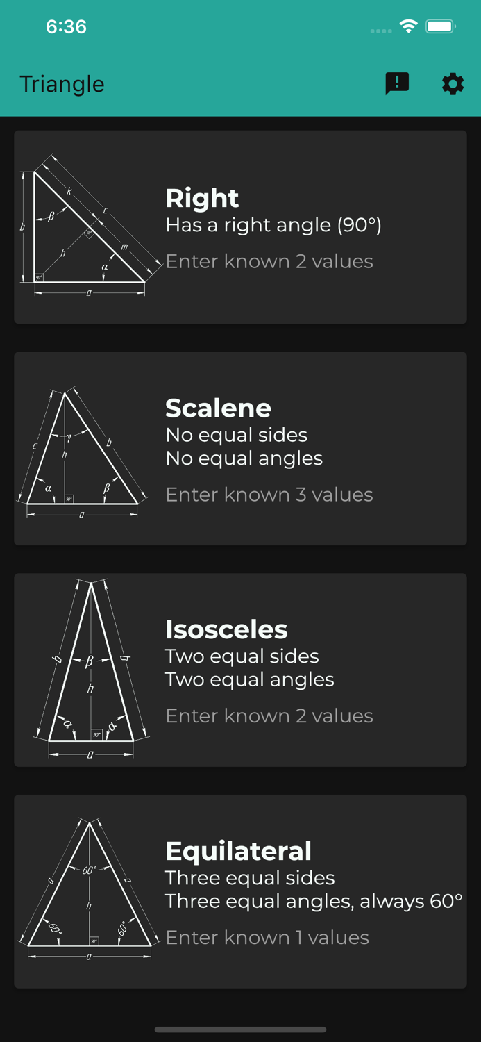 Triangle Angles Calculator