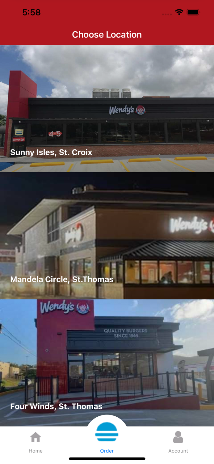 Wendys Virgin Islands