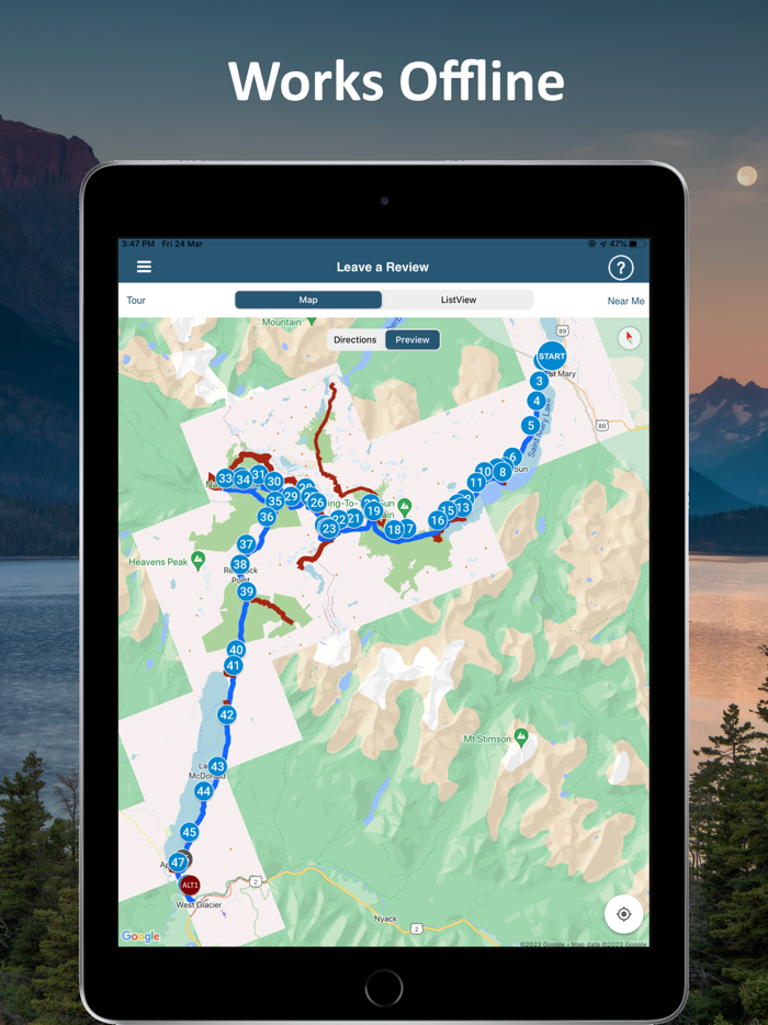 Glacier National Park GPS Tour
