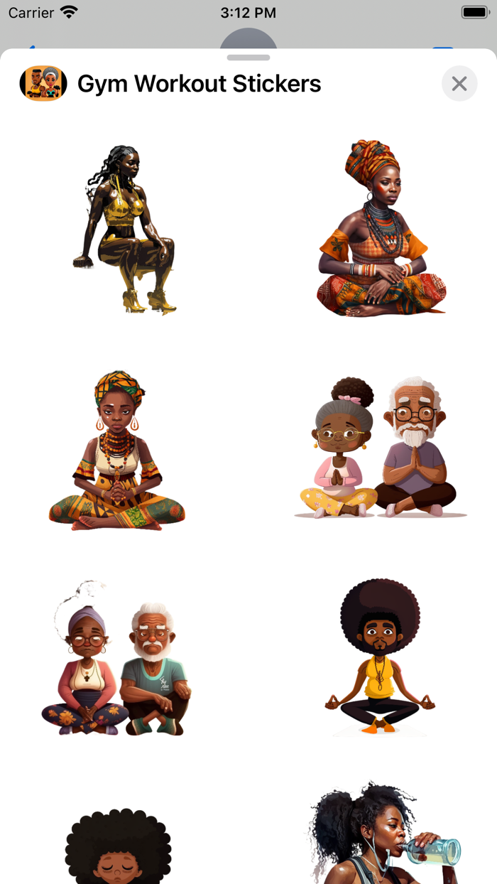 Gym Workout Stickers