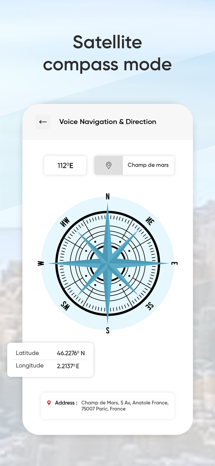 Voice GPS Driving Direction