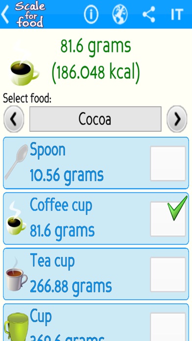 Scale for food screenshot 3