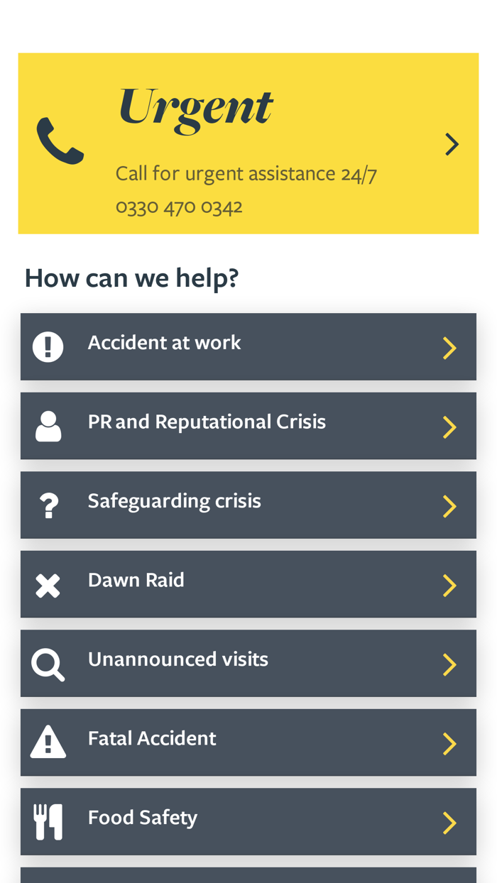 Crisis Response and Management