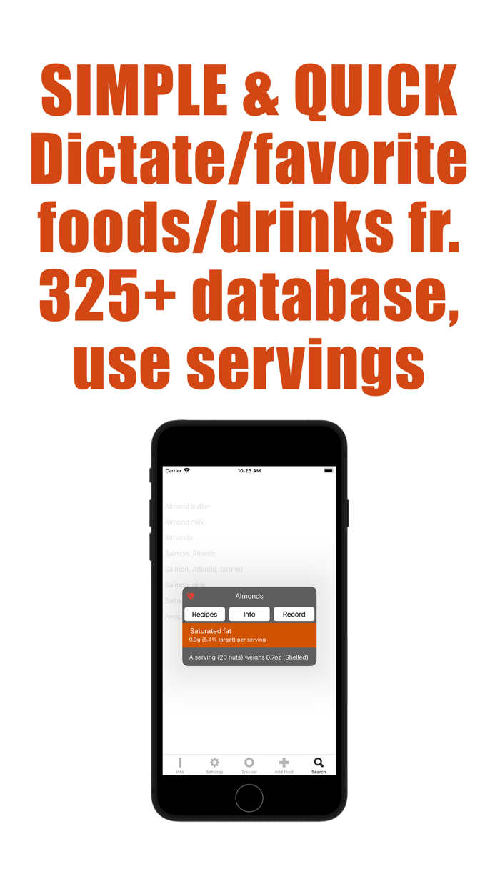 Saturated Fat Counter Tracker