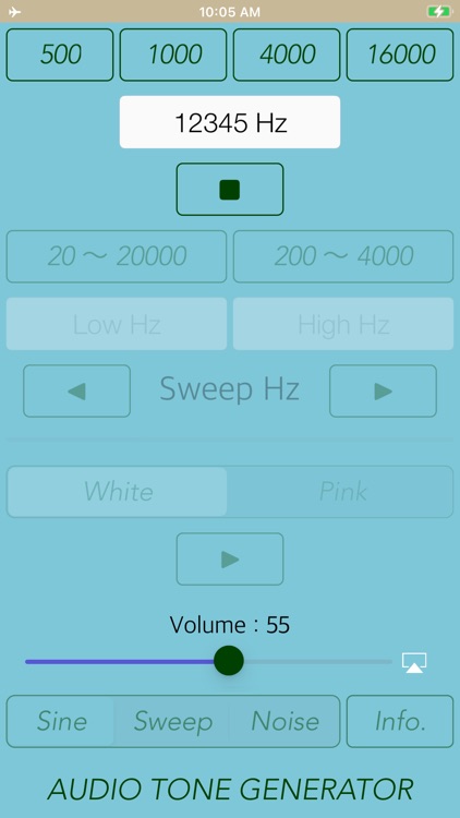 Audio Tone Generator Lite screenshot-1