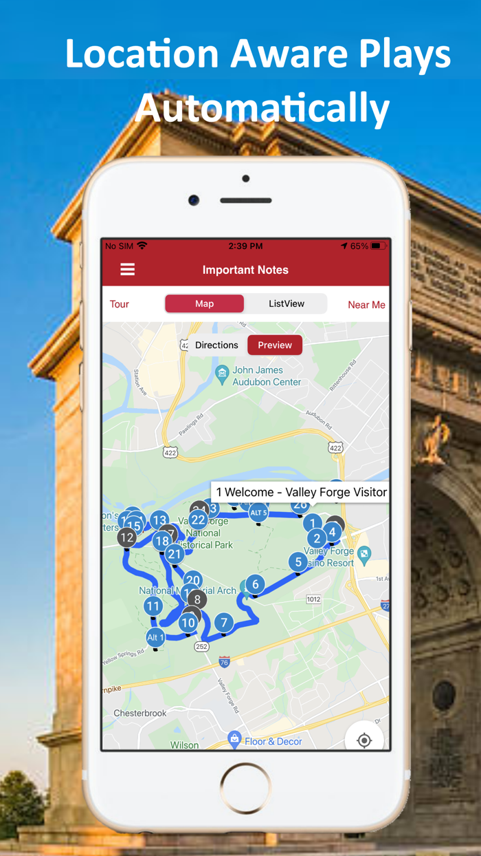 Valley Forge Audio Tour Guide