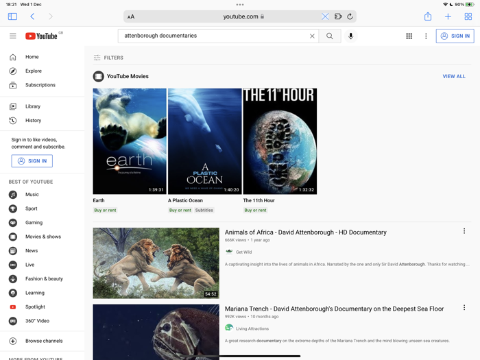 Hide distractions on YouTube
