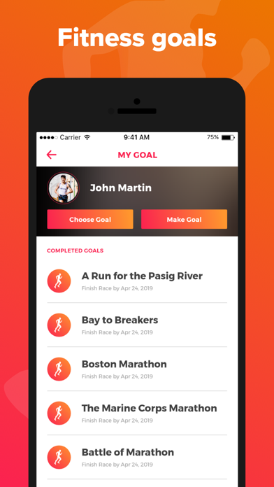 Distance Tracker: Running App screenshot 3