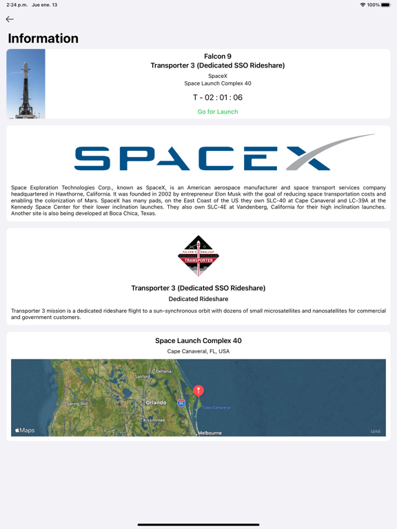 Rocket Launch Calendar screenshot 2