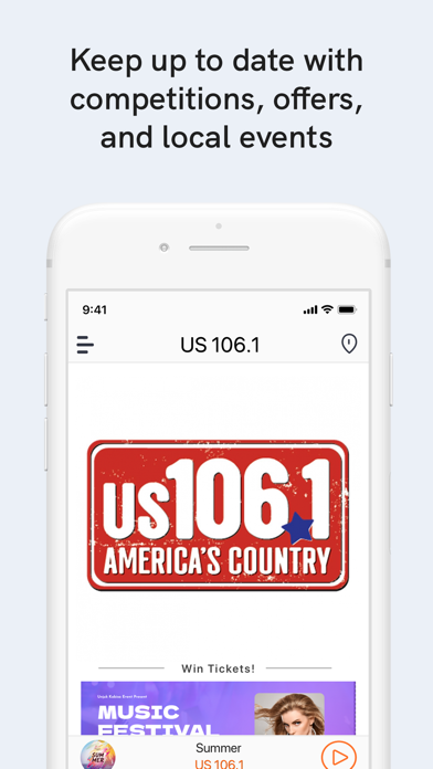 US 106.1 screenshot 3