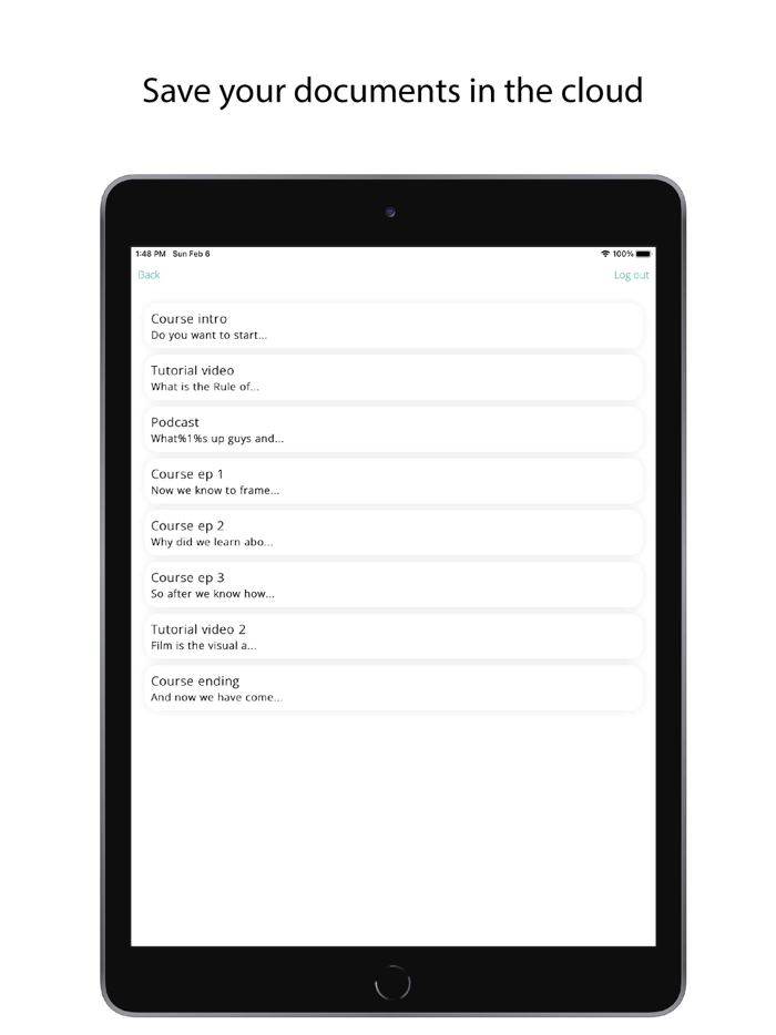 Teleprompter for Scripts