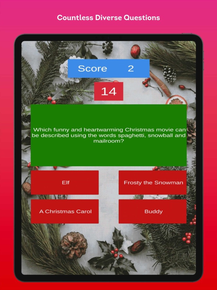Christmas Movie Trivia Game