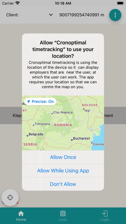 Cronoptimal timetracking