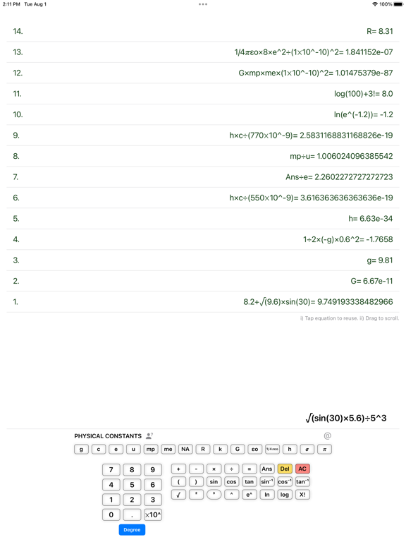 Screenshot #5 pour AlevelPhysicsCalculator