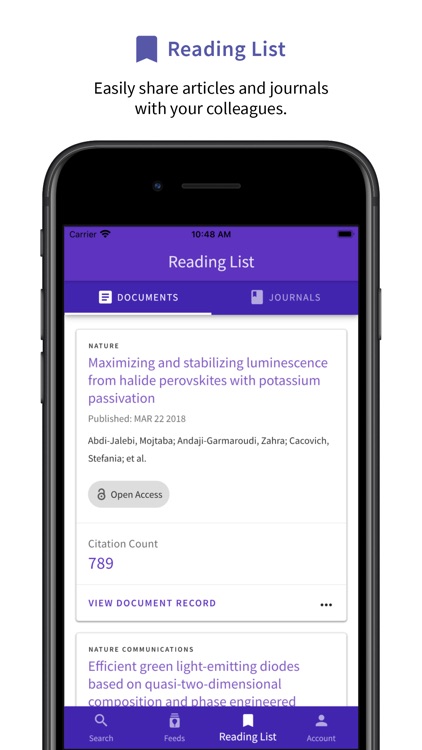 Web of Science MyRA screenshot-4