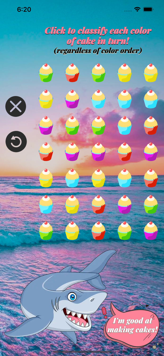 Sharks Multicolor Cake Shop