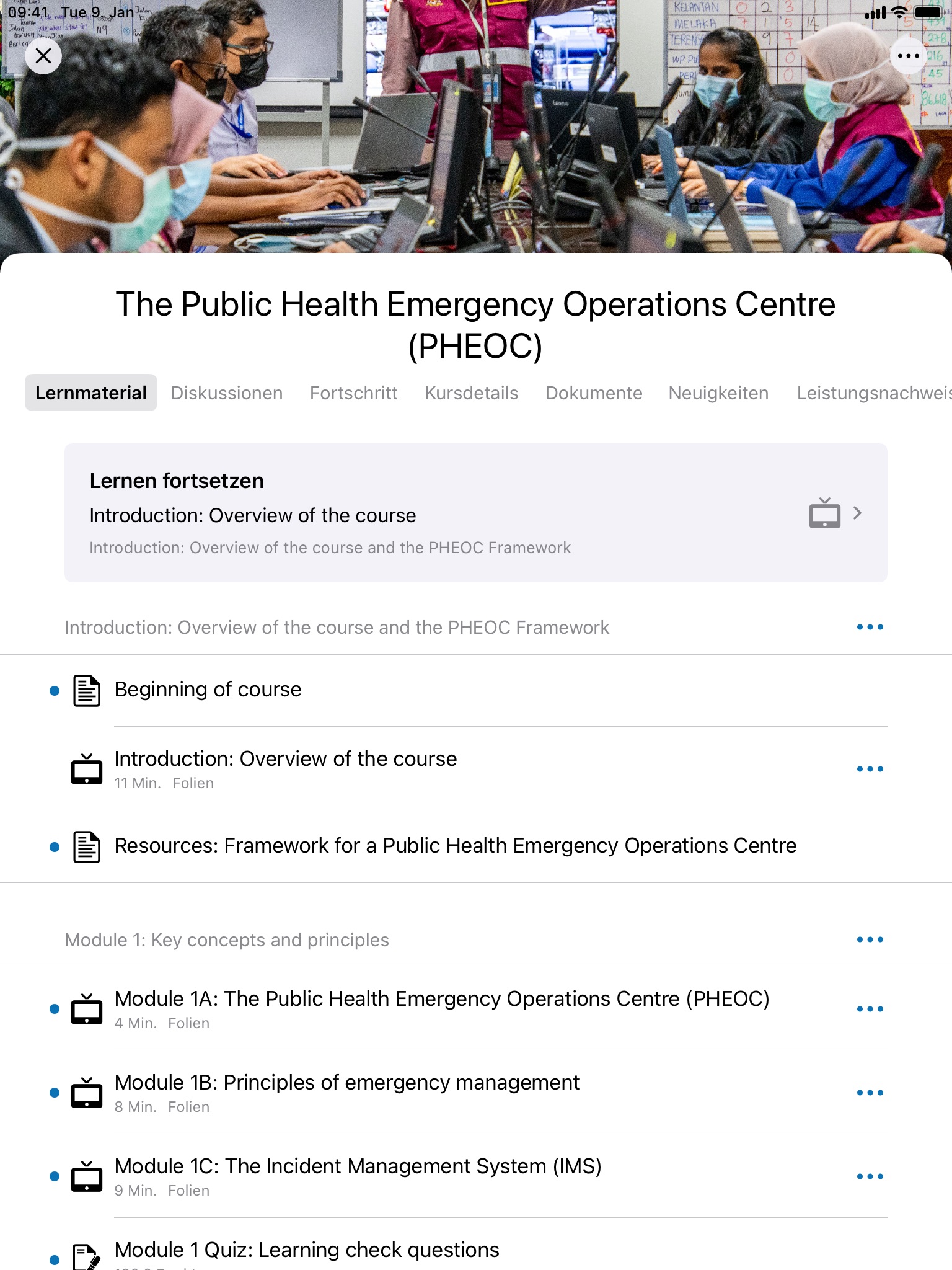 OpenWHO screenshot 3