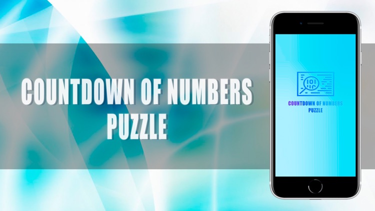 Countdown of numbers puzzle