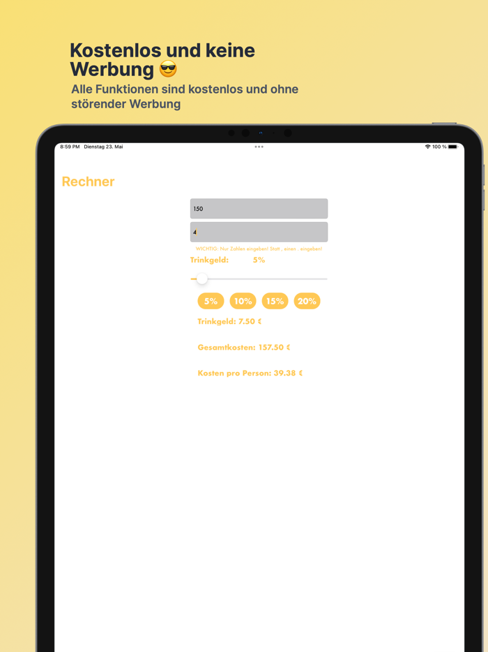 Trinkgeld World plus