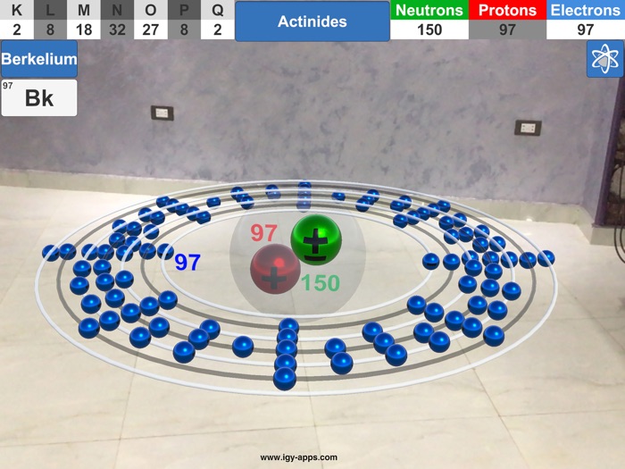AR 4D Periodic Table