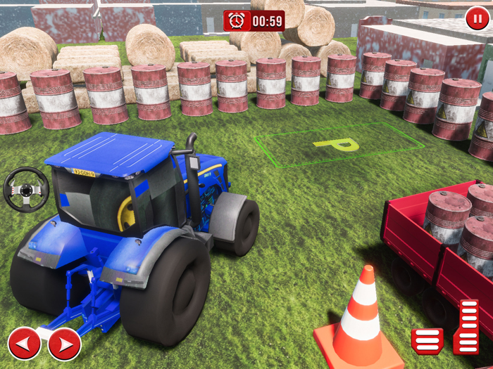 Cargo Tractor Farming Games 3d