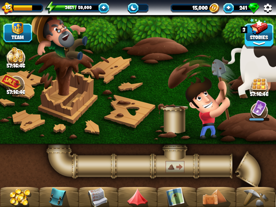 Diggy's Adventure: Pipe Games screenshot 2