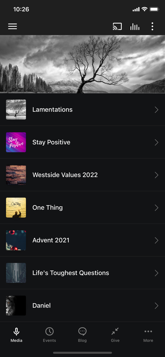 Mobile app for Westside Church