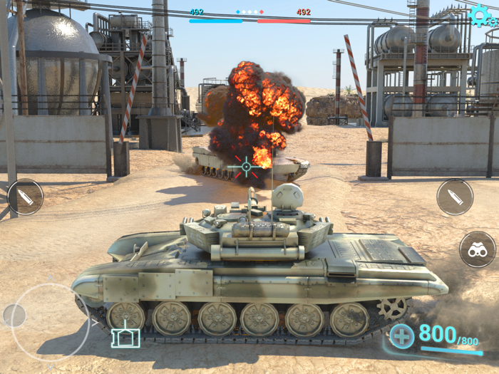 Tanks battlefield PvP Battle