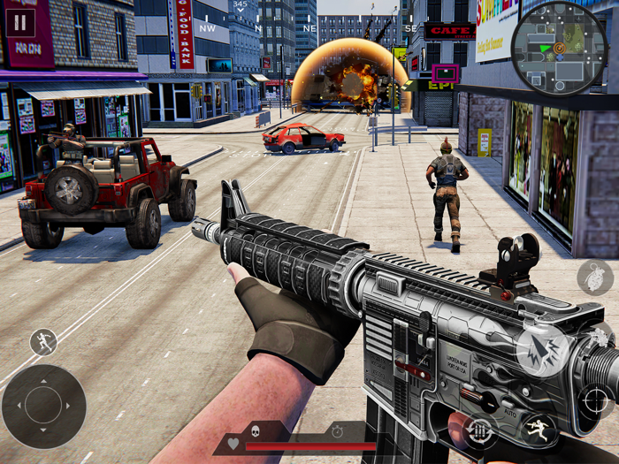 Army War Shooting Gun Games