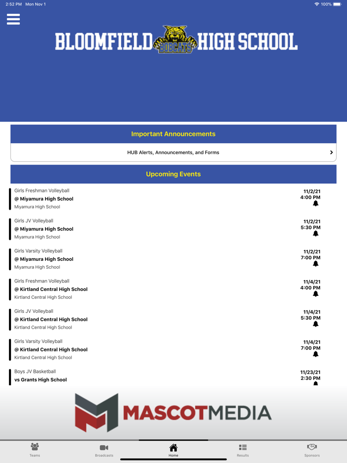 Bloomfield Athletics