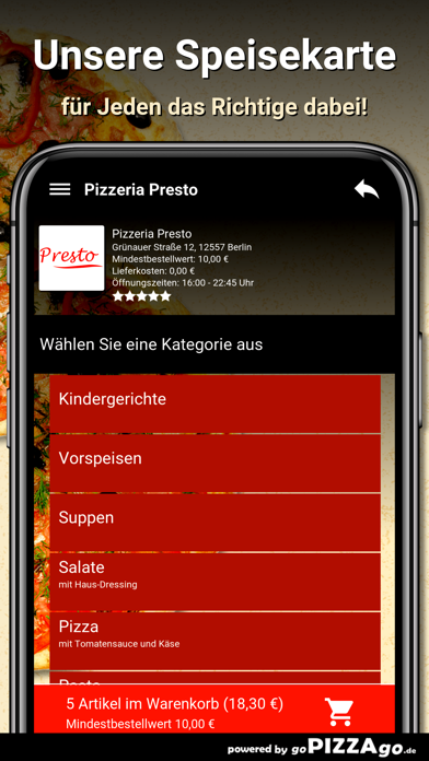 Pizzeria Presto Berlin screenshot 4