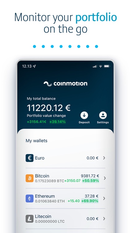 Coinmotion: Crypto Investing screenshot-4