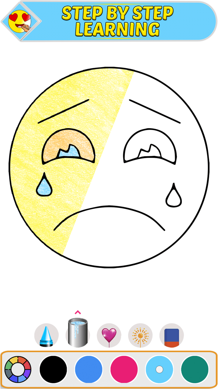Learn To Draw Emoji Coloring