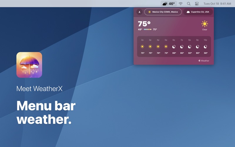 WeatherX Visual Forecast