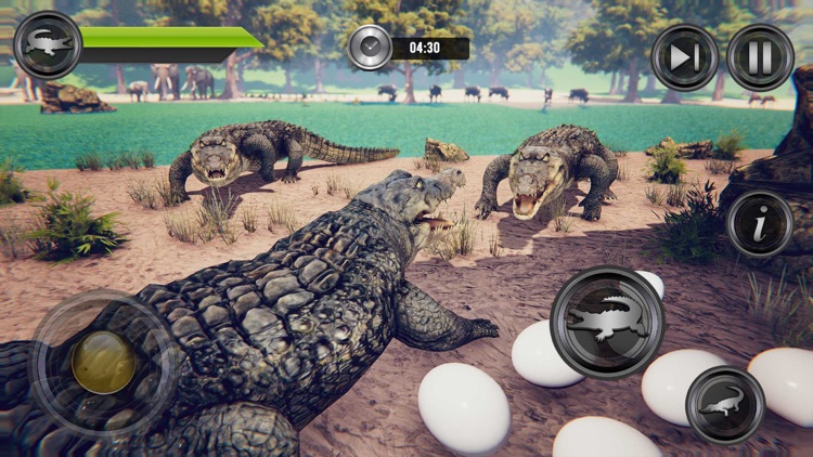 Angry Crocodile Attack Game 3D screenshot-3