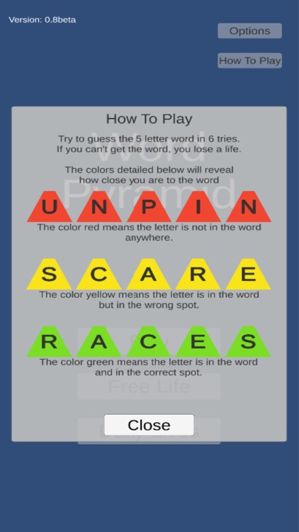 Word Pyramids Guessing Game