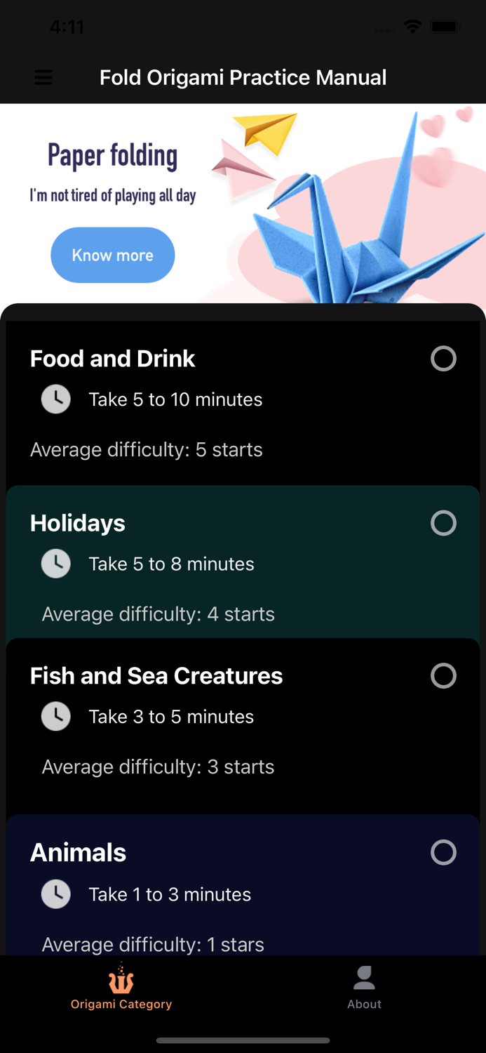 Fold Origami Practice Manual