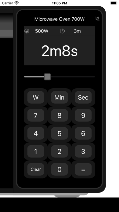 MicroCalc for microwave oven screenshot 2