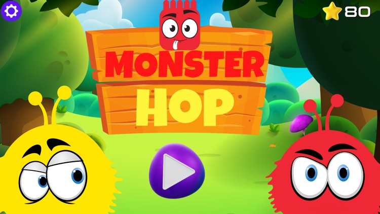 Monster Hop Cartoon Kid Puzzle screenshot-0