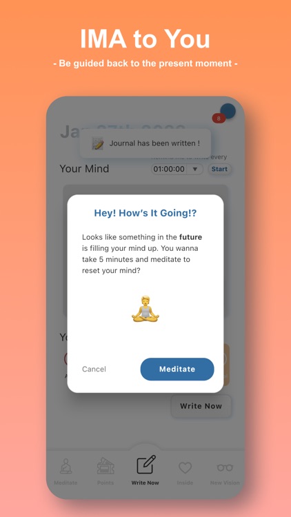 IMA: Mindfulness & Journaling