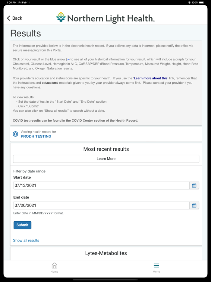 MyNorthernLightHealth